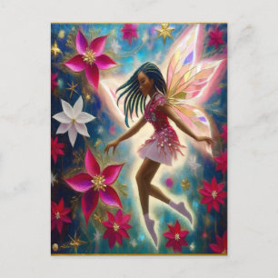 Christmas Fairy Collection - Cornrows Braids Hair Postcard