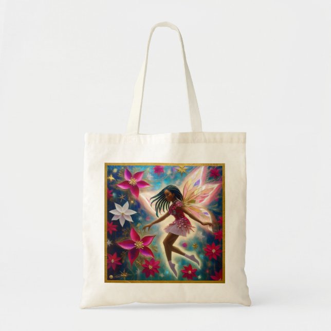 Christmas Fairy Collection - Cornrows Braids Hair Tote Bag (Front)