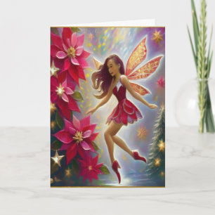 Christmas Fairy Collection - Light Auburn Hair Card