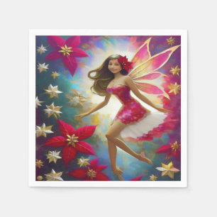 Christmas Fairy Collection - Light Brown Hair Napkins