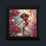 Christmas Fairy Collection Plum Tint Natural Hair Gift Box<br><div class="desc">A Collection of Christmas Fairies in a variety of hair and skin colors.</div>