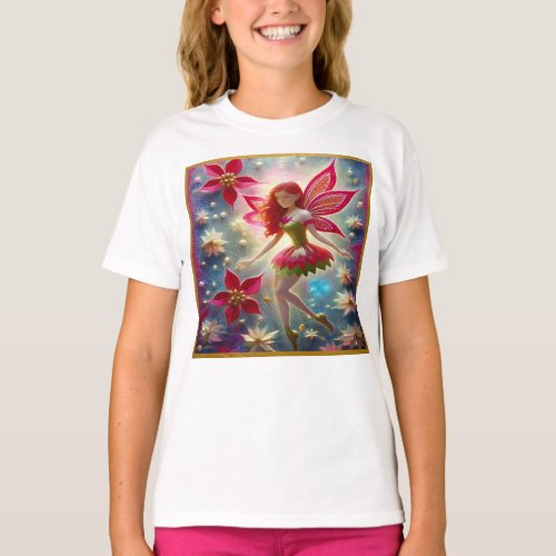 Christmas Fairy Collection _ Red Hair T_Shirt