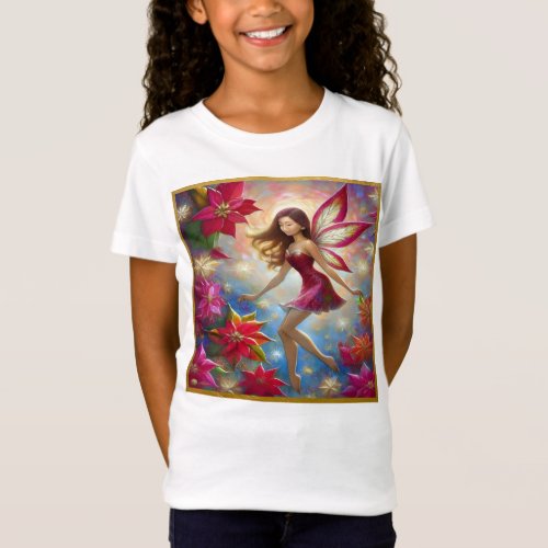 Christmas Fairy Collection _ Reddish Brown Hair T_Shirt