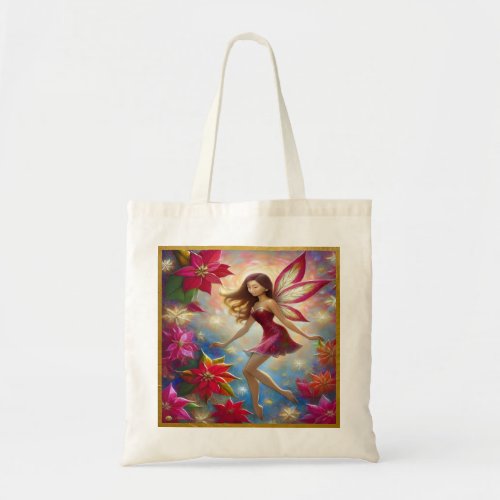 Christmas Fairy Collection _ Reddish Brown Hair Tote Bag