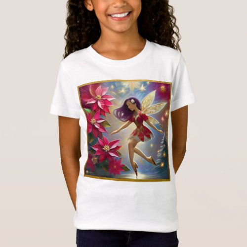 Christmas Fairy Collection _ Straight Plum Hair T_Shirt