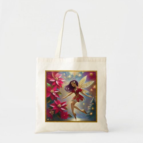 Christmas Fairy Collection _ Straight Plum Hair Tote Bag