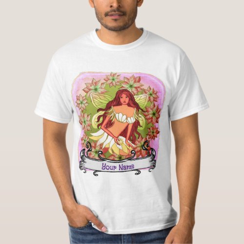 Christmas Fairy  custom name T_Shirt