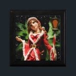 Christmas Fairy Jewelry Box<br><div class="desc">Jewelry Box with Christmas Snow Fairy</div>