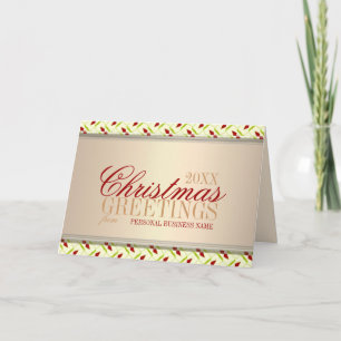 Christmas Fairy Lights Business Greeting Card