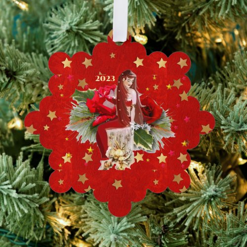 Christmas Fairy Ornament Card