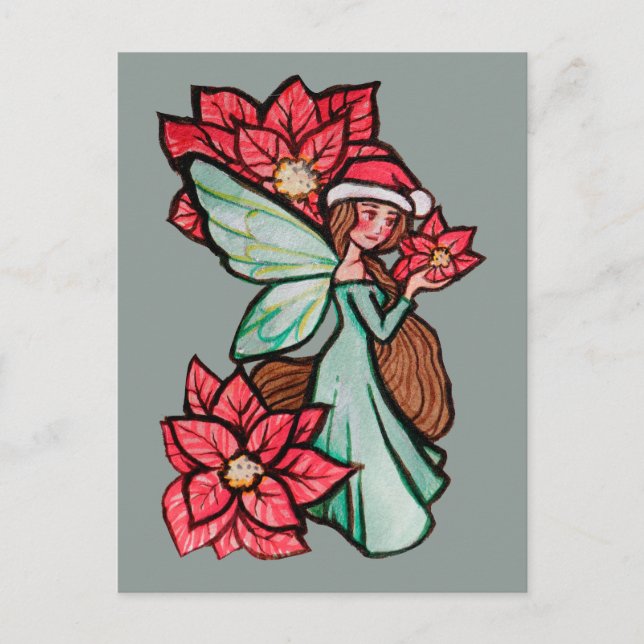 Christmas Fairy                                    Postcard (Front)