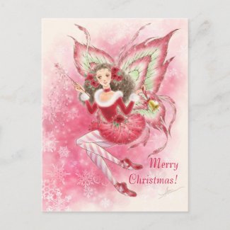 Christmas Fairy Postcard