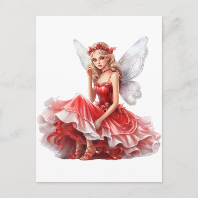 Christmas fairy postcard (Front)