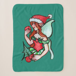 Christmas Fairy Sherpa Blanket