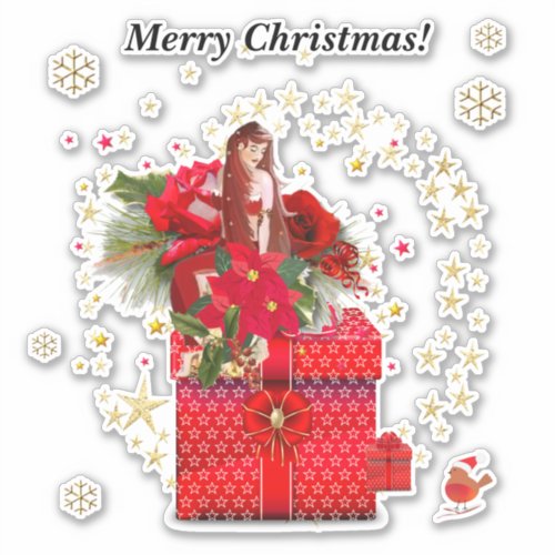 Christmas Fairy Sticker