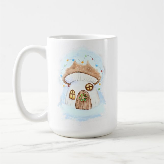 Christmas Fairytale House Coffee Mug (Left)