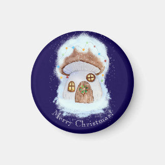Christmas Fairytale House Magnet