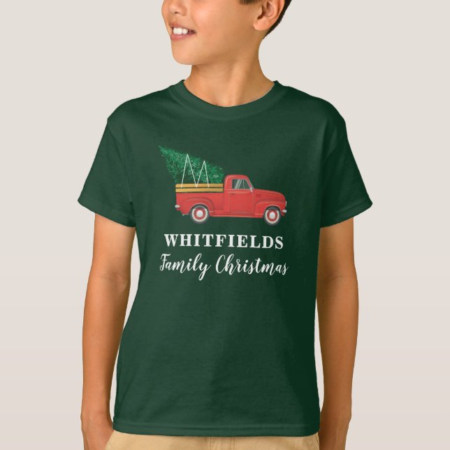 Christmas Family Custom Matching Son T-Shirt (Front)
