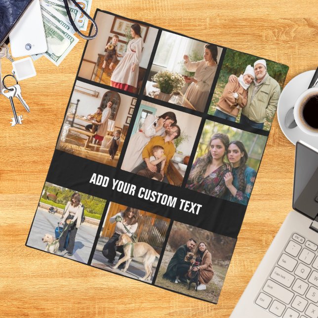 Christmas Family Custom Photo College Fleece Blanket (Creator Uploaded)