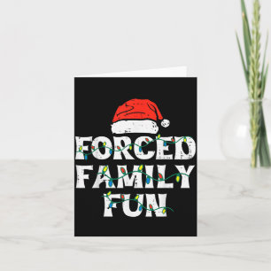 Christmas Family Funny Xmas Match Men Women Kids Card