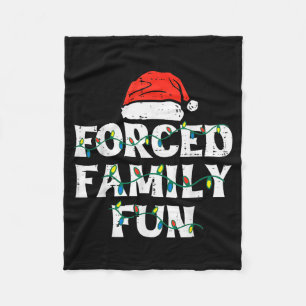 Christmas Family Funny Xmas Match Men Women Kids Fleece Blanket
