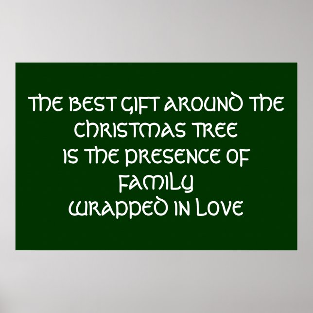 Christmas Family Love Poster (Front)