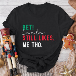 Christmas Family Matching Funny Naughty List Gen Z T-Shirt