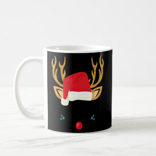 Christmas Family Matching Group Pajamas Reindeer F Coffee Mug