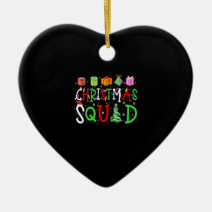 Christmas Family Matching Holiday X-mas Christmas Ceramic Ornament