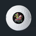 Christmas Family Matching Santa Truck Dinosaur  Golf Balls<br><div class="desc">Christmas Family Matching Santa Truck Dinosaur Boys</div>