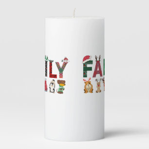 Christmas Family Matching Shirts   holiday family  Pillar Candle