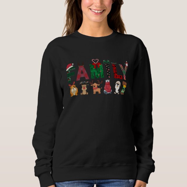 Christmas Family Matching Shirts| holidayfamily  Sweatshirt (Front)