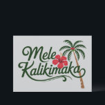 Christmas Family Mele Kalikimaka Hawaii Beach  Holiday Card<br><div class="desc">Christmas Family Mele Kalikimaka Hawaii Beach Family Vacation</div>