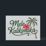 Christmas Family Mele Kalikimaka Hawaii Beach  Holiday Card<br><div class="desc">Christmas Family Mele Kalikimaka Hawaii Beach Family Vacation</div>