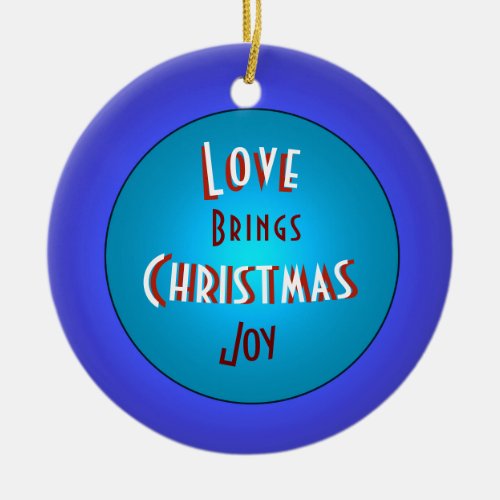 Christmas Family Ornament with Messages