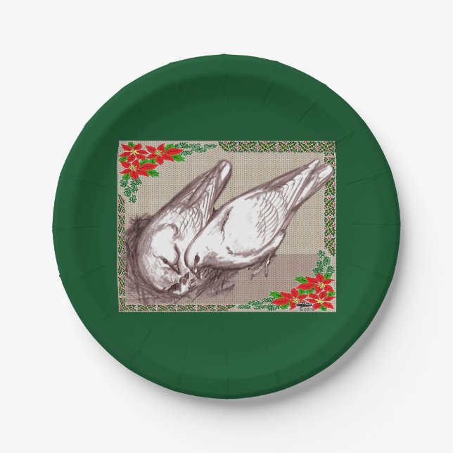 Christmas Family Paper Plates (Front)