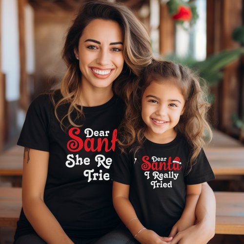 Christmas Family Personalized Funny Dear Santa Kid T_Shirt