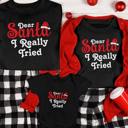 Christmas Family Personalized Funny Dear Santa T_Shirt