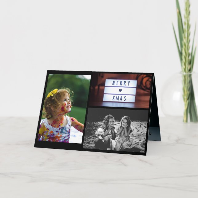 Christmas Family Photo Greeting Card (Front)