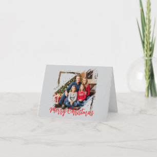 Christmas Family Photo Personalize Holiday Card 