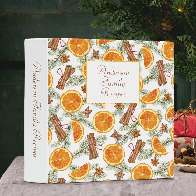 Christmas Family Recipes 3 Ring Binder (Creator Uploaded)