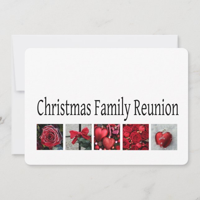 Christmas Family Reunion Invitation (Front)