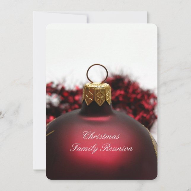 Christmas Family Reunion Invitation (Front)