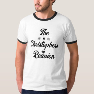 Christmas Family Reunion Modern Cute Personalized T-Shirt