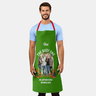 CHRISTMAS FAMILY REUNION 'THE BUSY ONE' Dad Apron