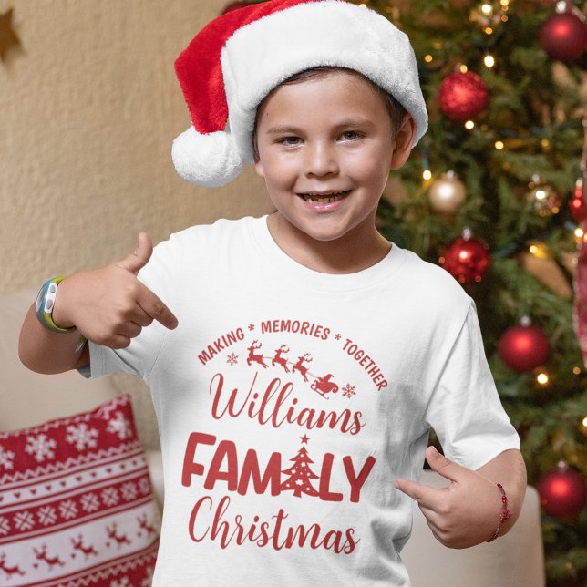 Christmas Family Reunion with Name T-Shirt (Creator Uploaded)