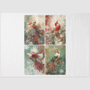 Christmas fancy feathers tissue paper