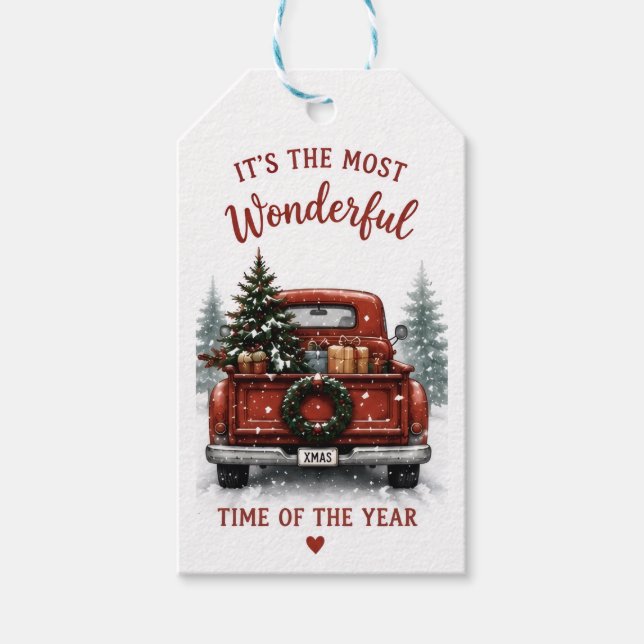 Christmas fancy gift tag (Front)