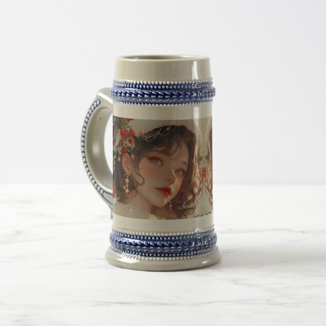 Christmas Fantasy: Holiday Romance Stein Mug (Front Left)