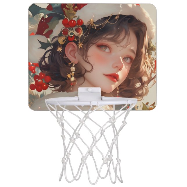 Christmas Fantasy : Romantic Mini Basketball Hoop (Front)